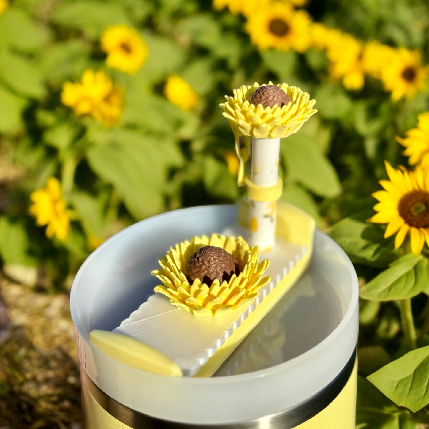 Sunshine Pomelo Sunflower Lid Topper