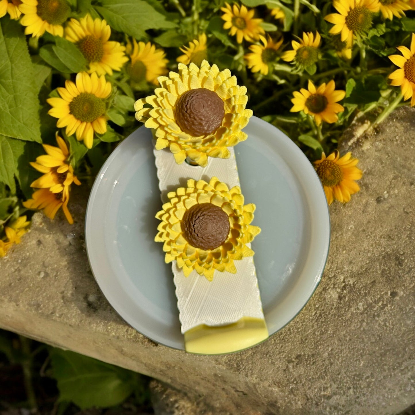 Sunshine Pomelo Sunflower Lid Topper