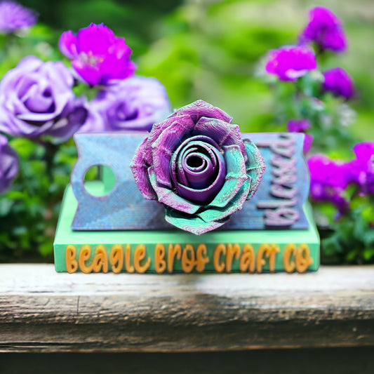 Chroma Rose Lid Topper w/ Name